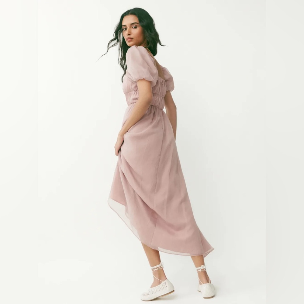 Reformation Mayme Dress Soft Pink - Size 8 - Picture 3 of 6